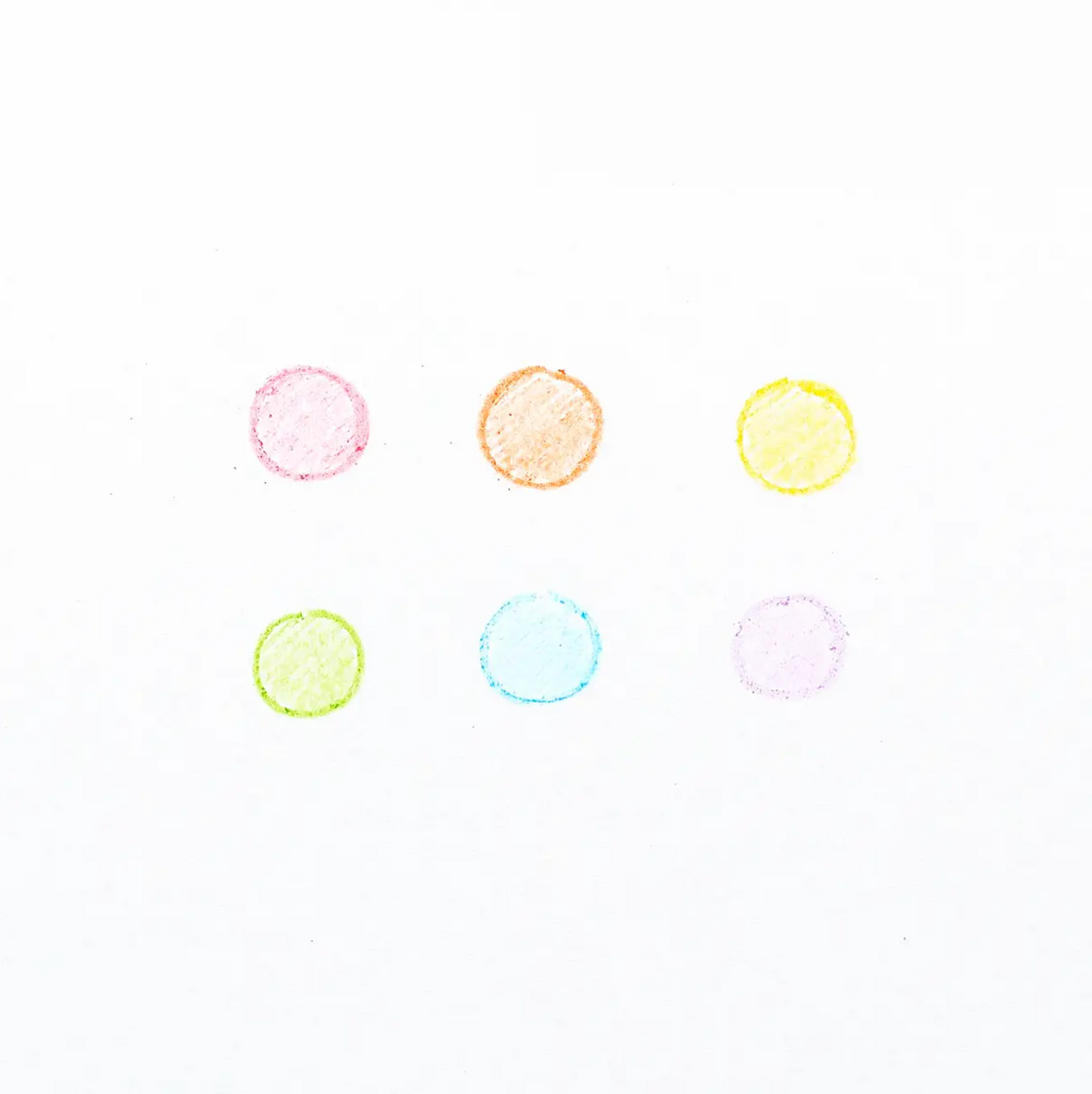 Rainbow Ice Cream Scoops Stacking Erasable Crayons + Scented Eraser