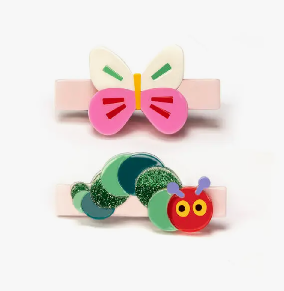 Caterpillar & Butterfly Clip Duo