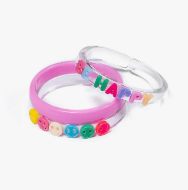 Be Happy Bracelets - Set of 3