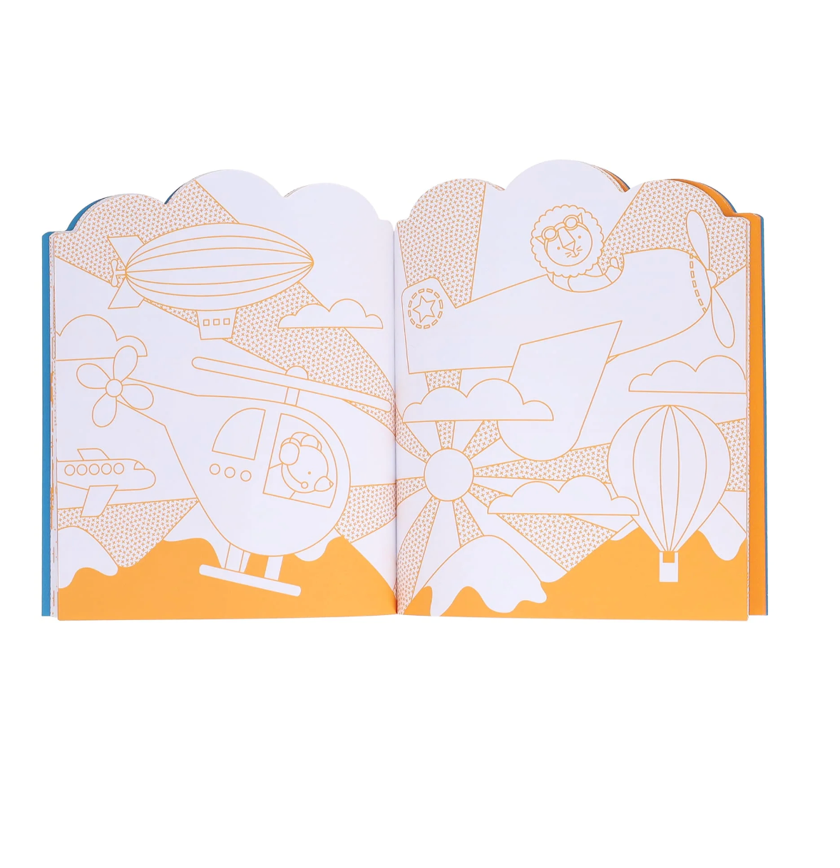 Vehicles Coloring Book + Stickers