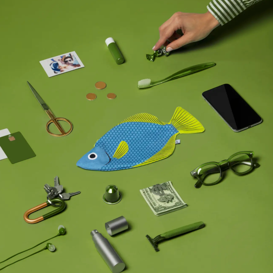 Arquero Fish Zipper Pouch