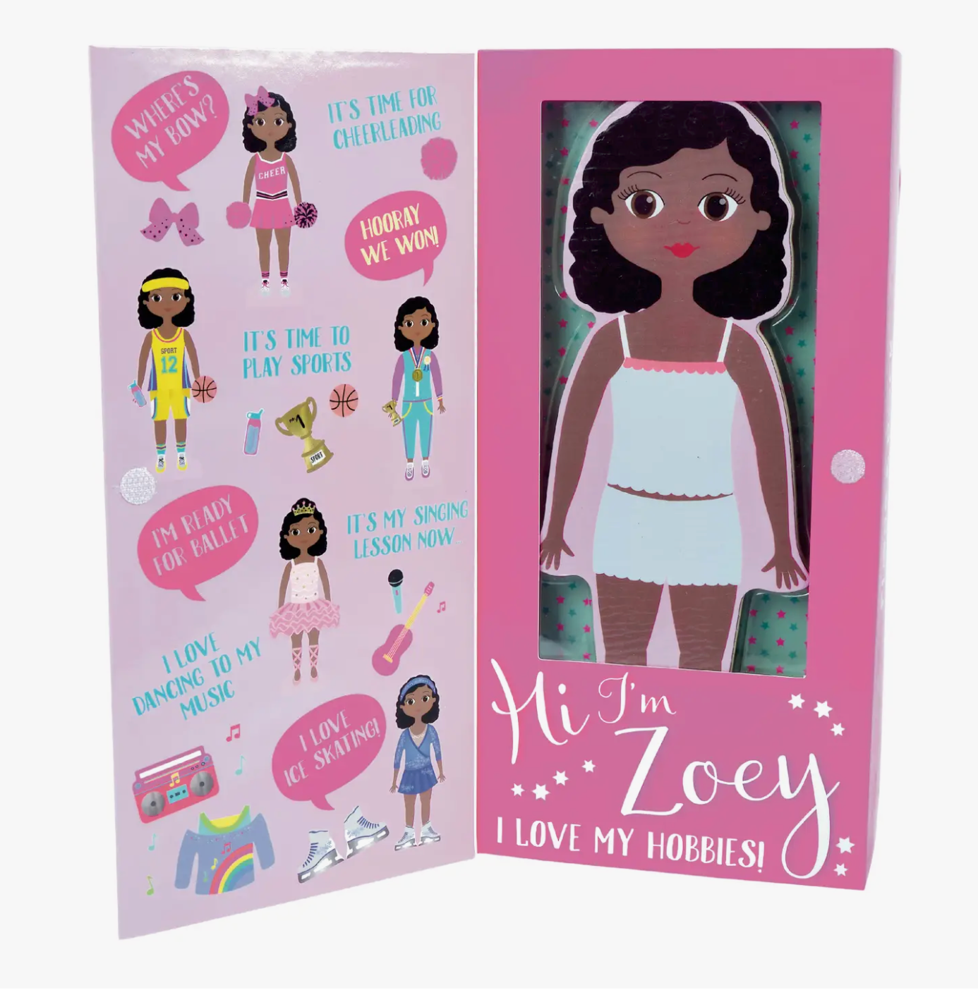 Magnetic Dress up Character: Zoey