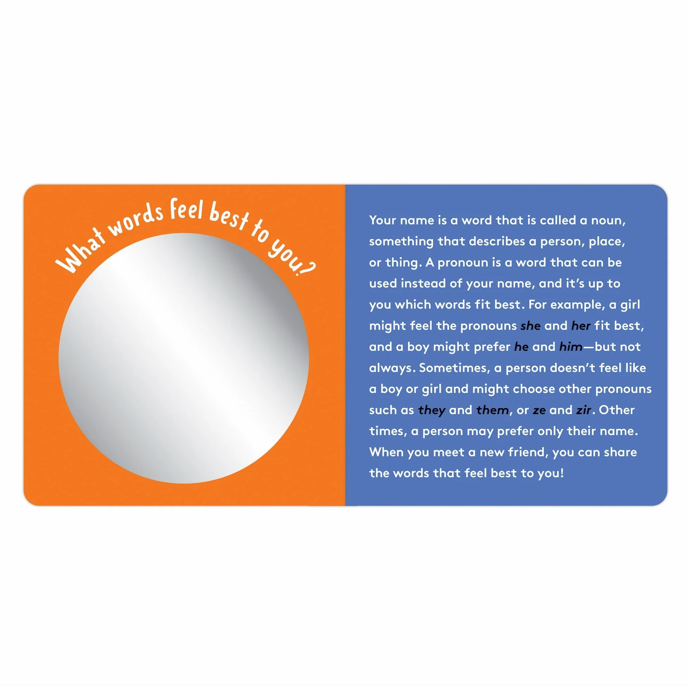 They, He, She: Words for You and Me Board Book