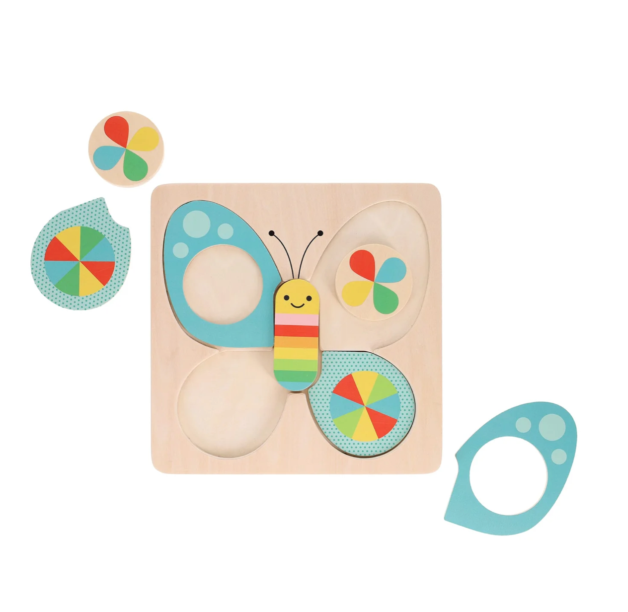 Little Butterfly Chunky Wood Puzzle