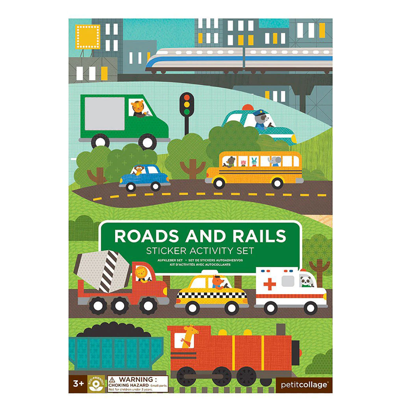 Sticker Activity Set: Roads and Rails