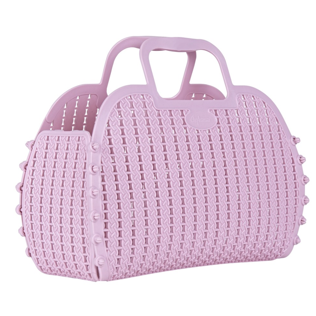 Mini Basket Bag - Cherry Blossom Pink