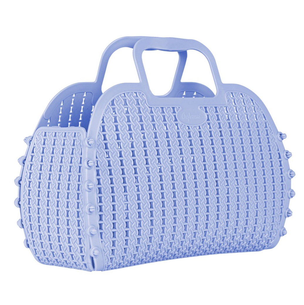 Mini Basket Bag - Baby Blue