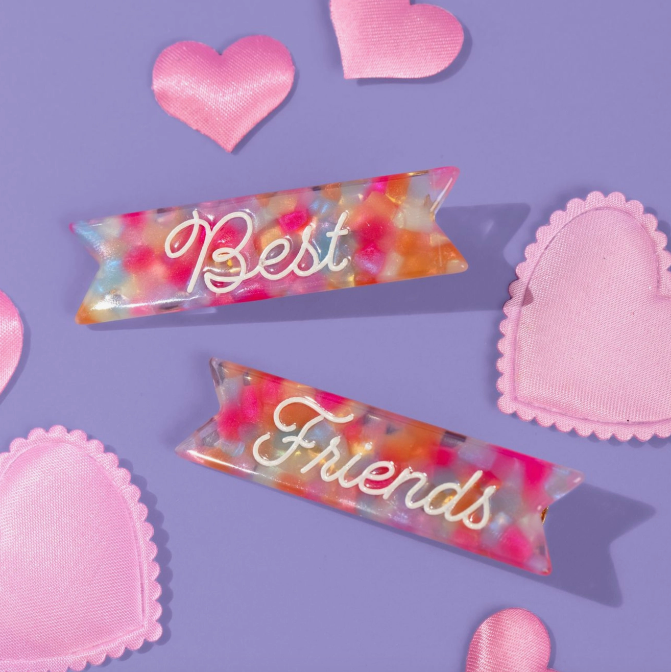 Best Friends Hair Clip Duo