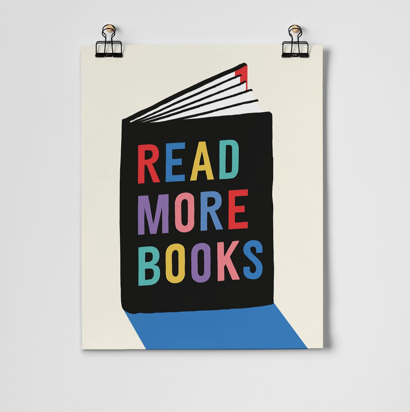 Art Print: Read More Books (11" x 14")