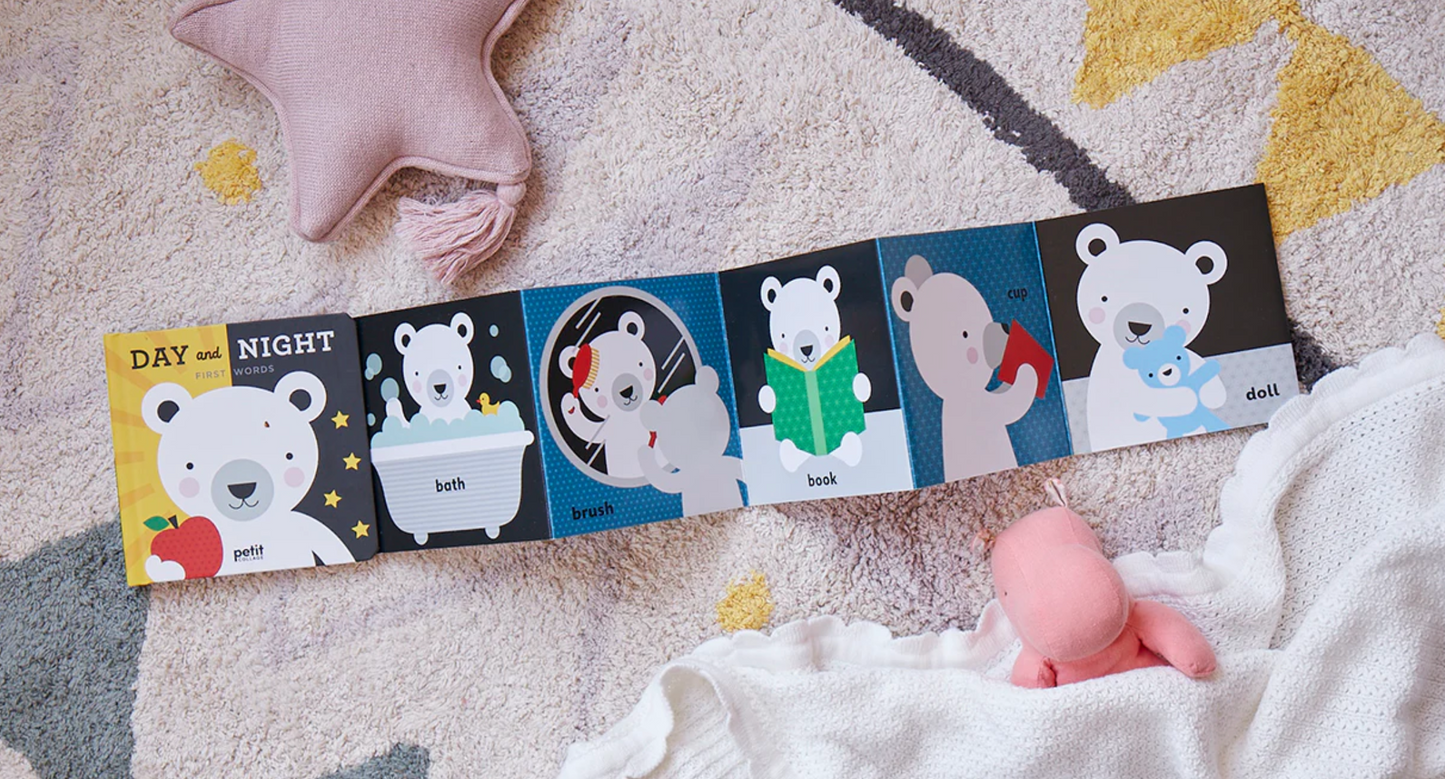 Day and Night: First Words Accordion Book