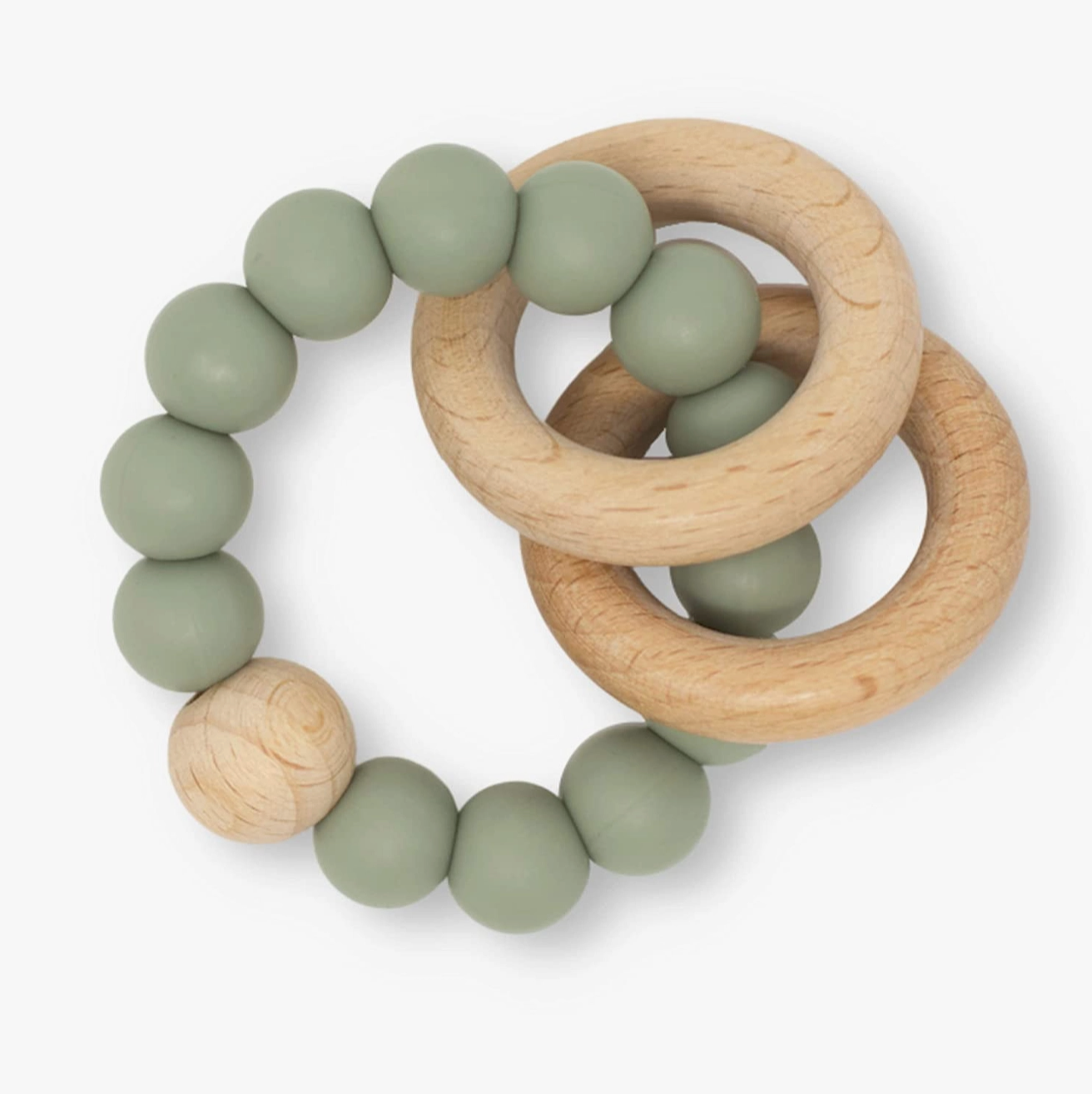 Ring Teether: Sage