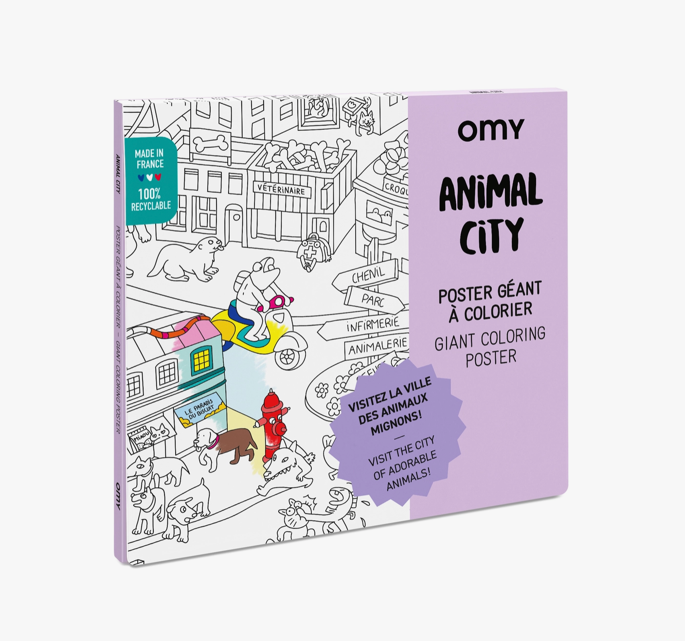 Giant Coloring Poster - Animals