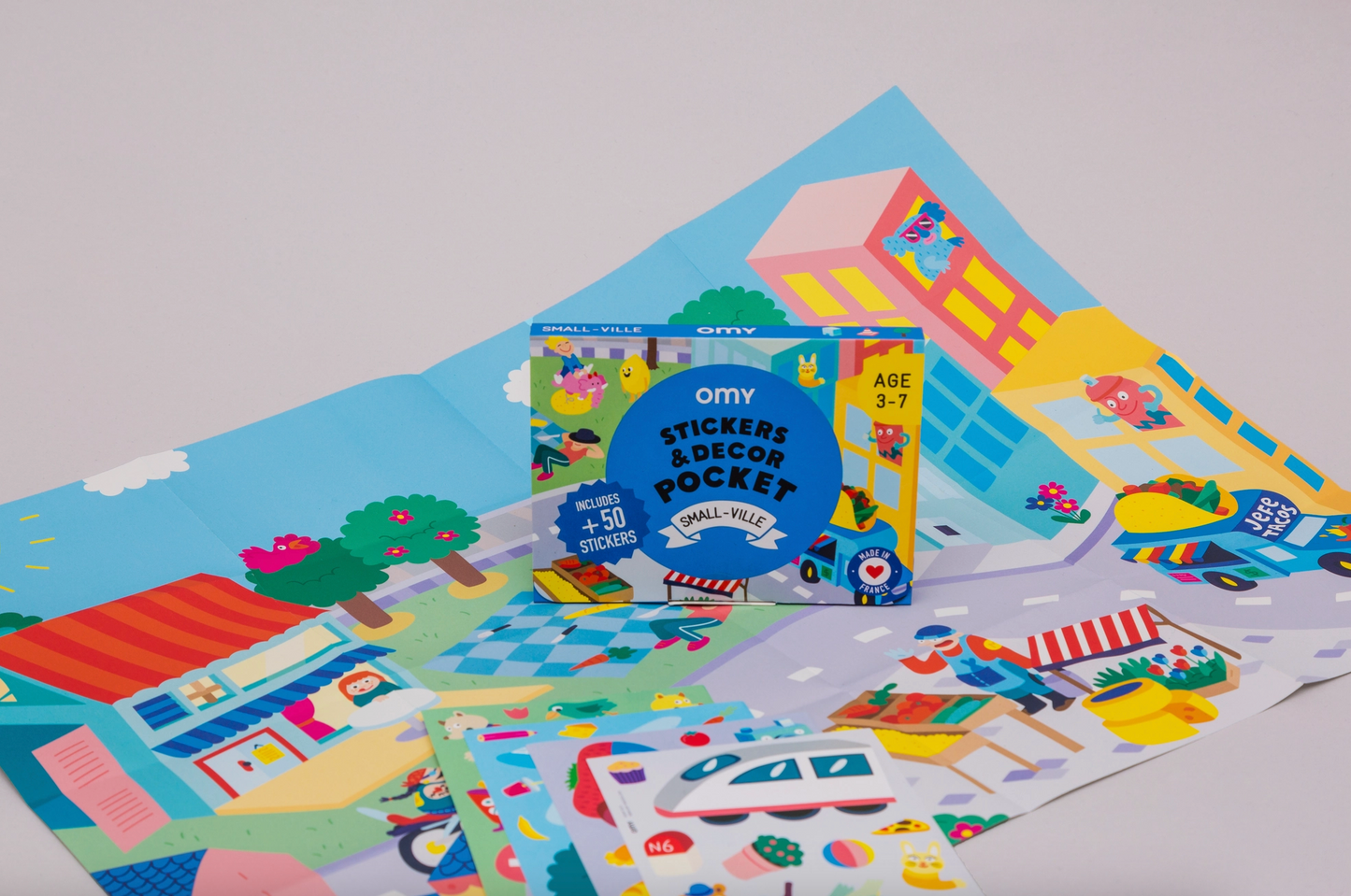 Pocket Sticker Poster - Small Ville