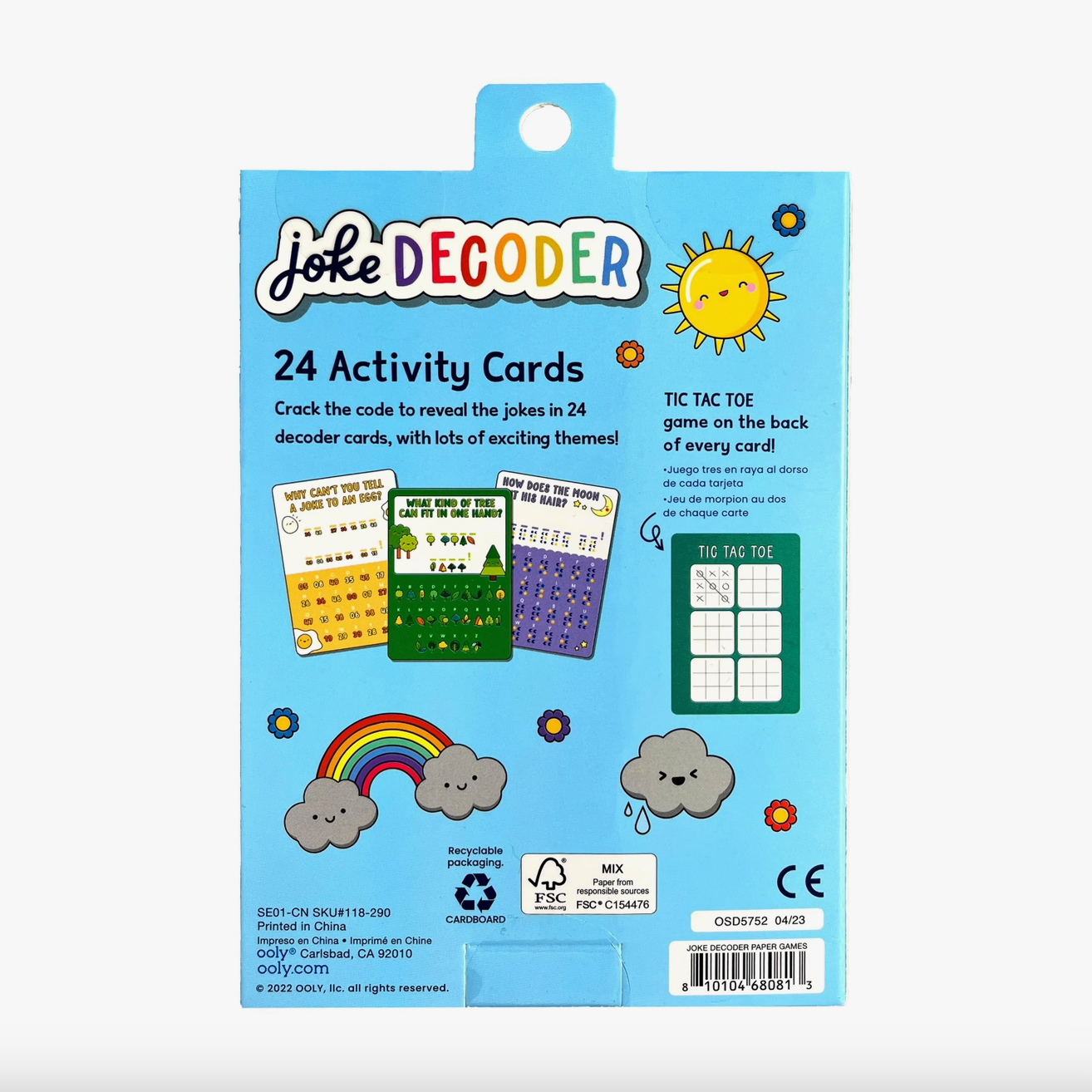 Joke Decoder Activity Cards - Set of 24