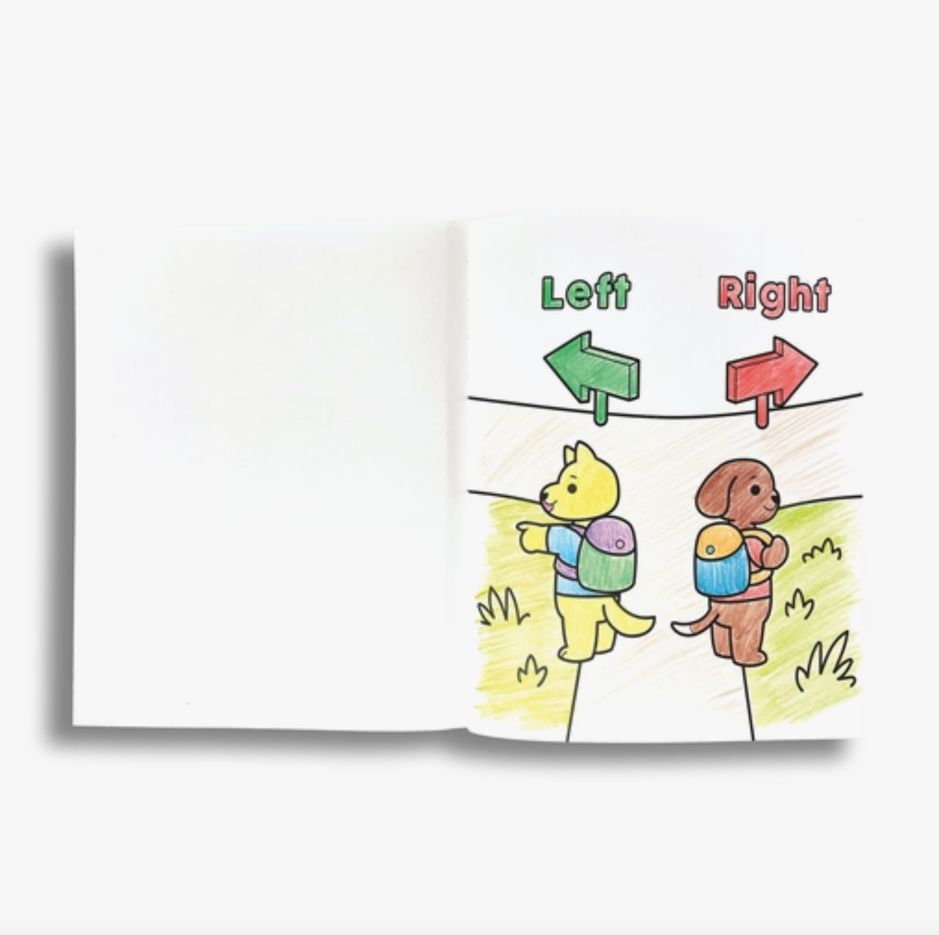Toddler Coloring Book: Opposites