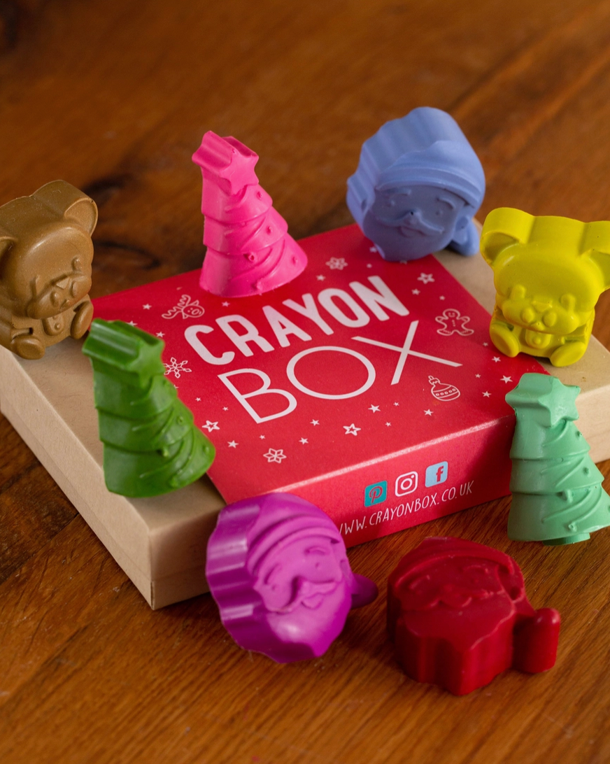 Handmade Crayons - Santa