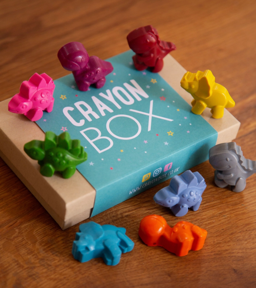 Handmade Crayons - Dinosaur