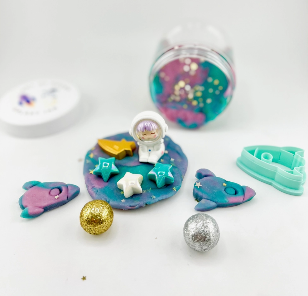 Space + Galaxy Themed Sensory Jar