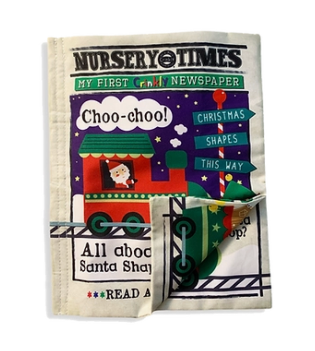 Nursery Times Crinkly Newspaper: Christmas Shapes