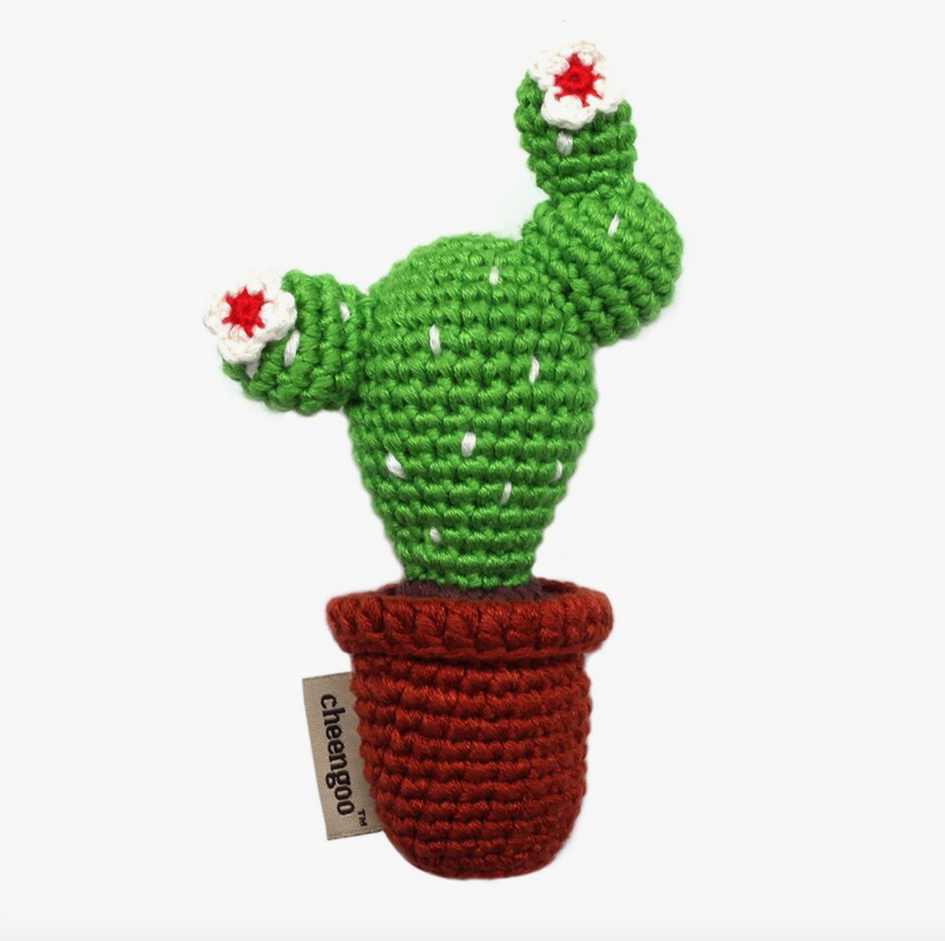 Crochet Rattle: Cactus