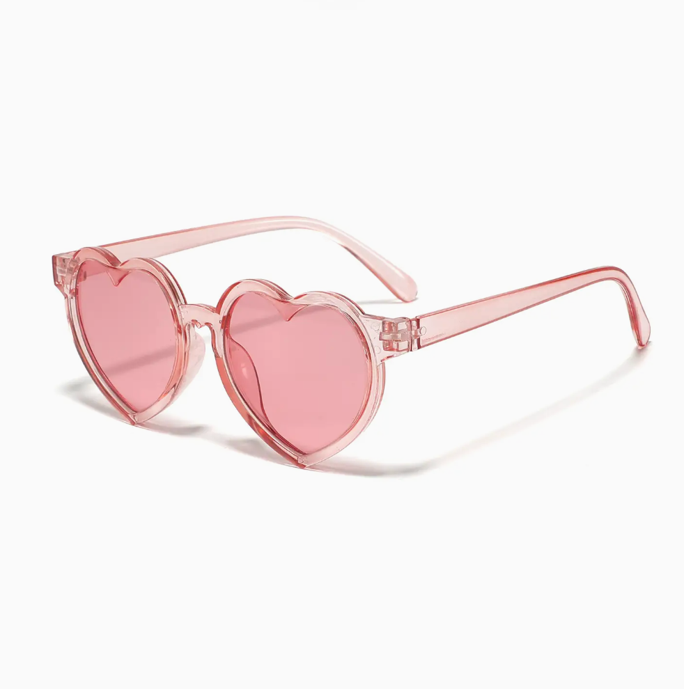 Pink Heart Sunglasses