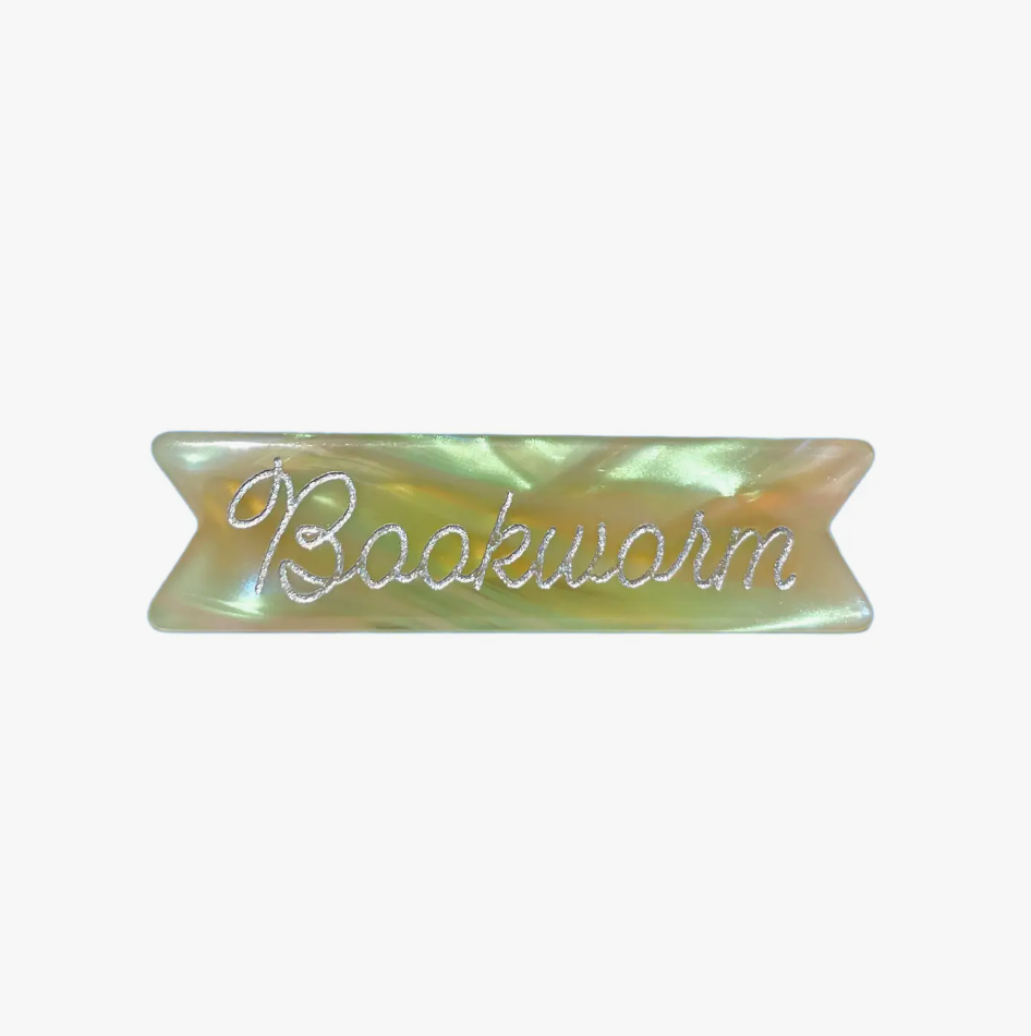 Bookworm Hair Clip