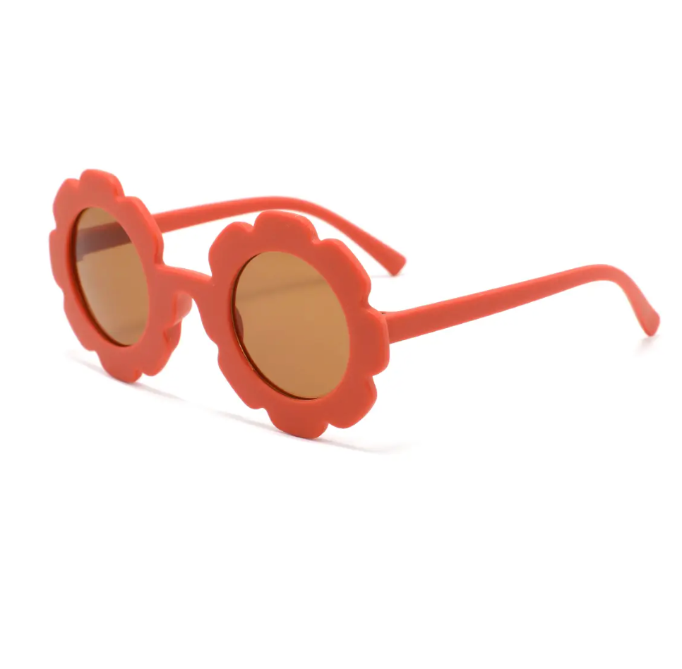 Coral Flower Sunglasses