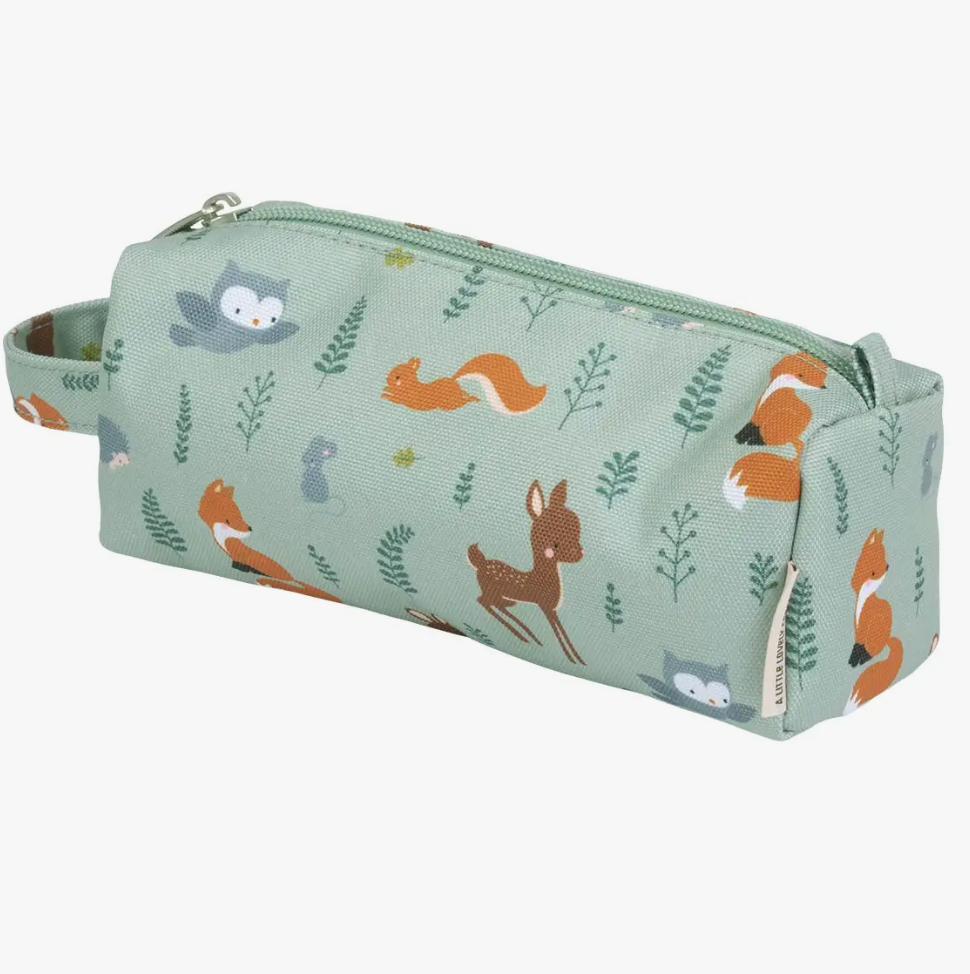 Pencil Case: Sage Forest Friends