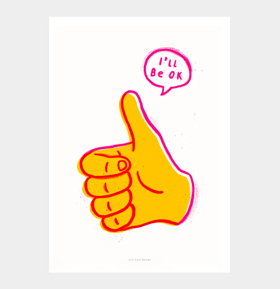 Art Print: I Will Be Okay (5.8" x 8.3")