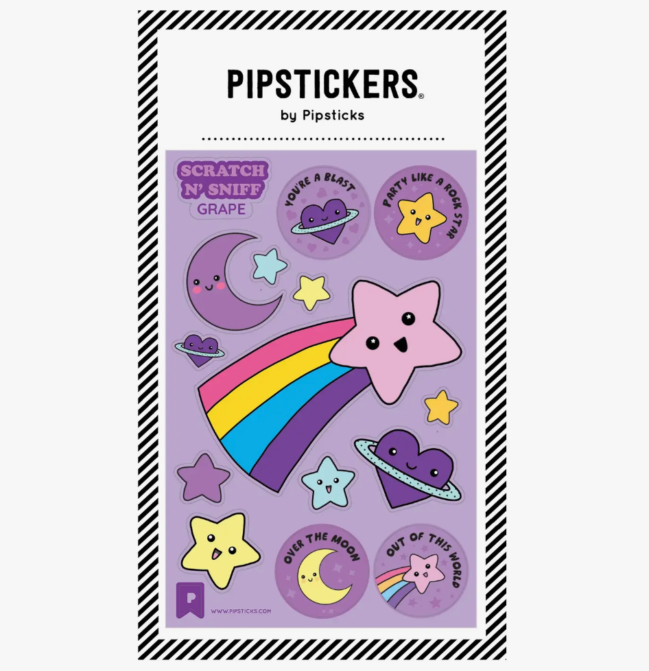 Over the Moon Scratch N' Sniff Sticker Sheet