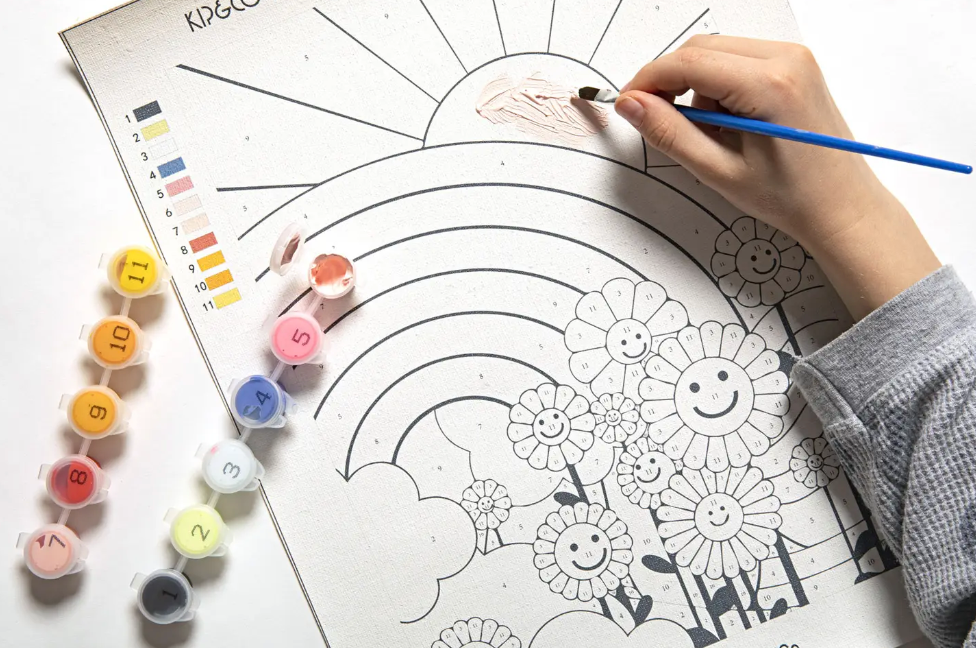 Paint By Numbers: Flower Power