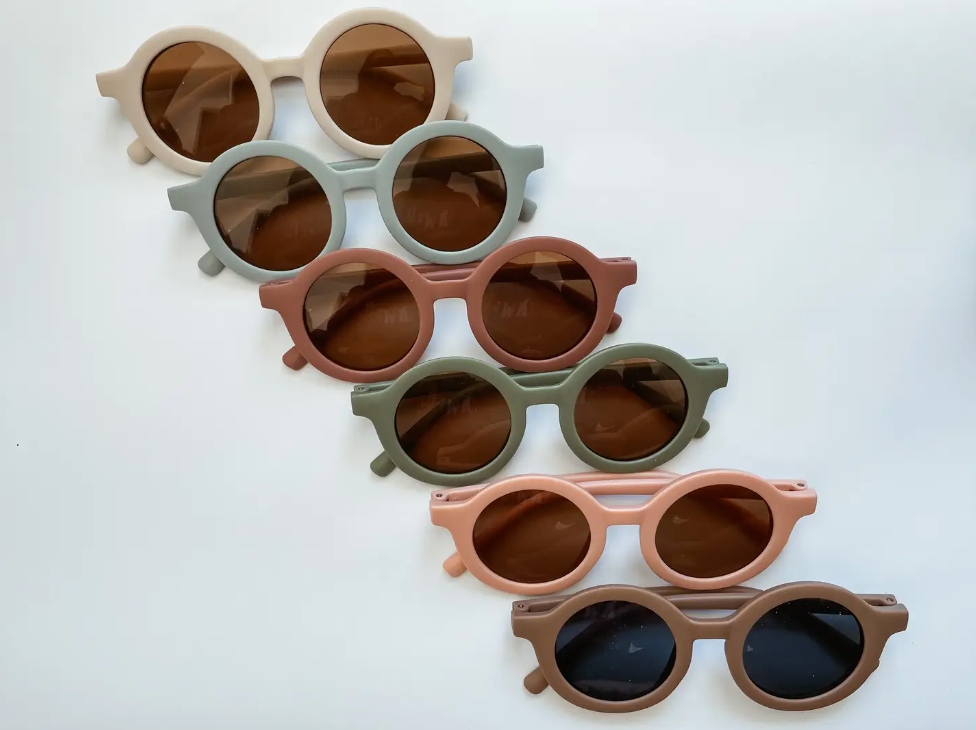 Blue Retro Sunglasses