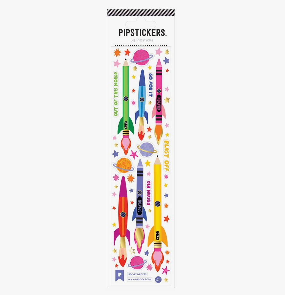 Rocket Writers Sticker Sheet