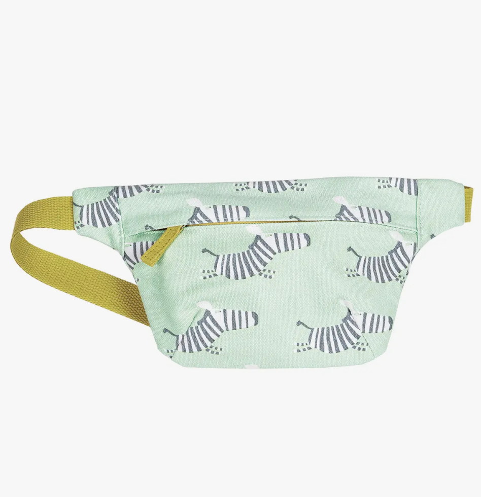 Green Zebra Belt Bag