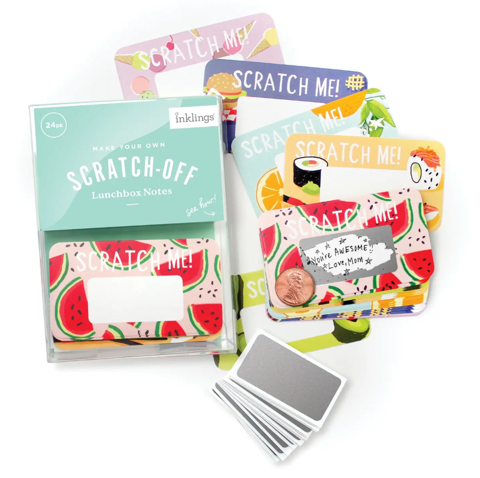 Scratch Off Lunch Notes: Fruits & Veggies