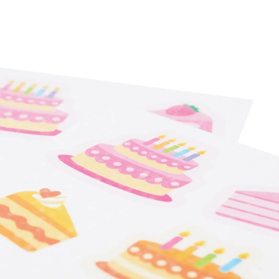 Birthday Cakes Sticker Sheet