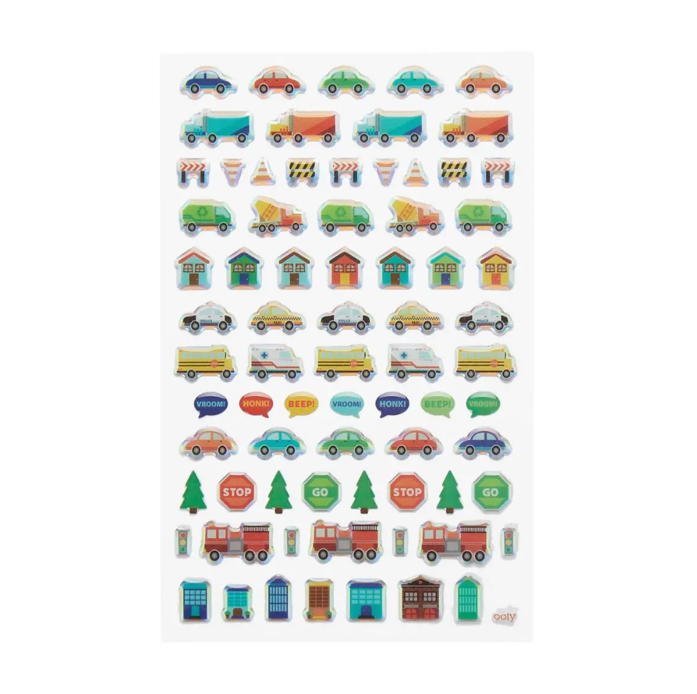 Workin' Wheels Sticker Sheet