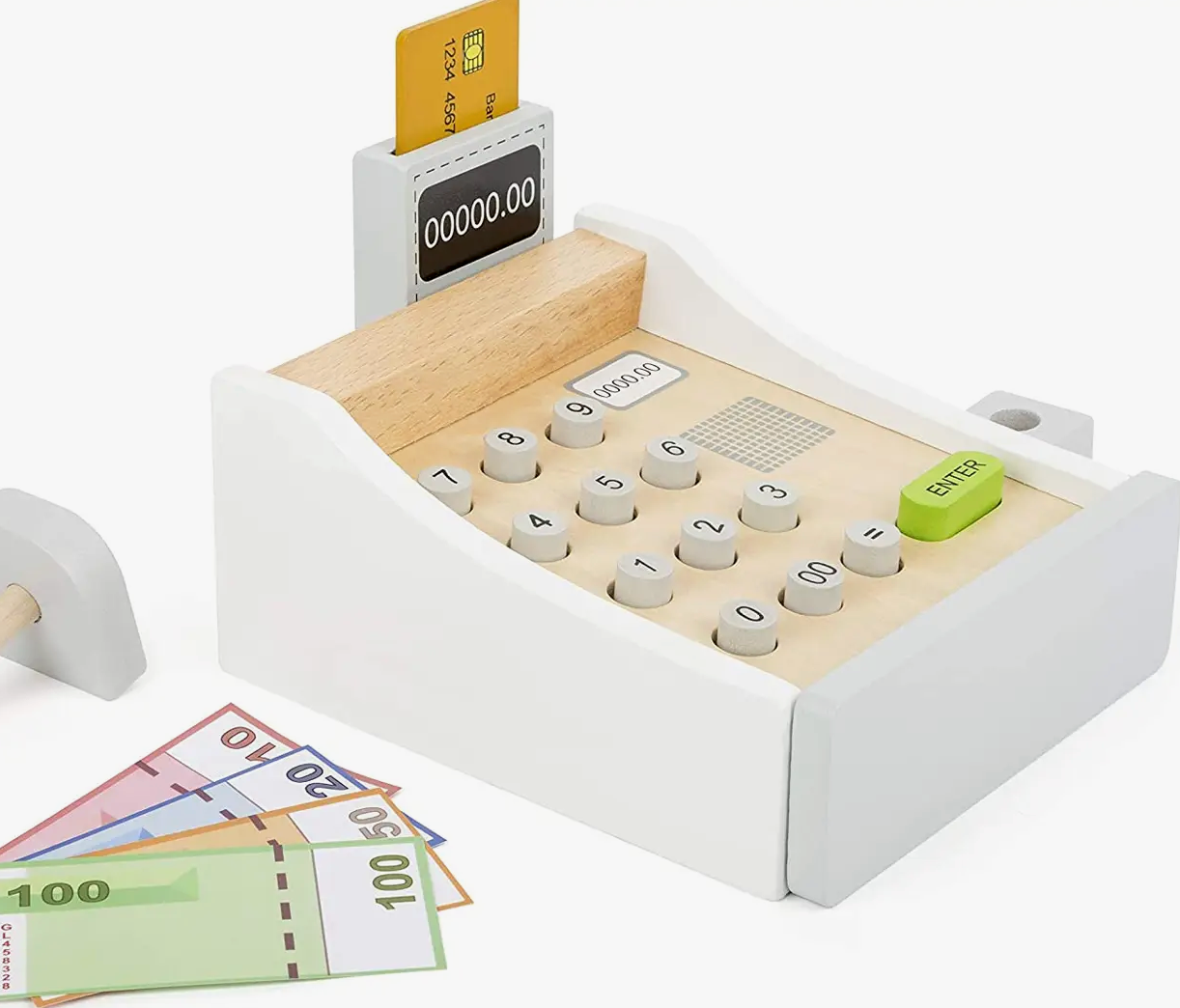 Wooden Cash Register