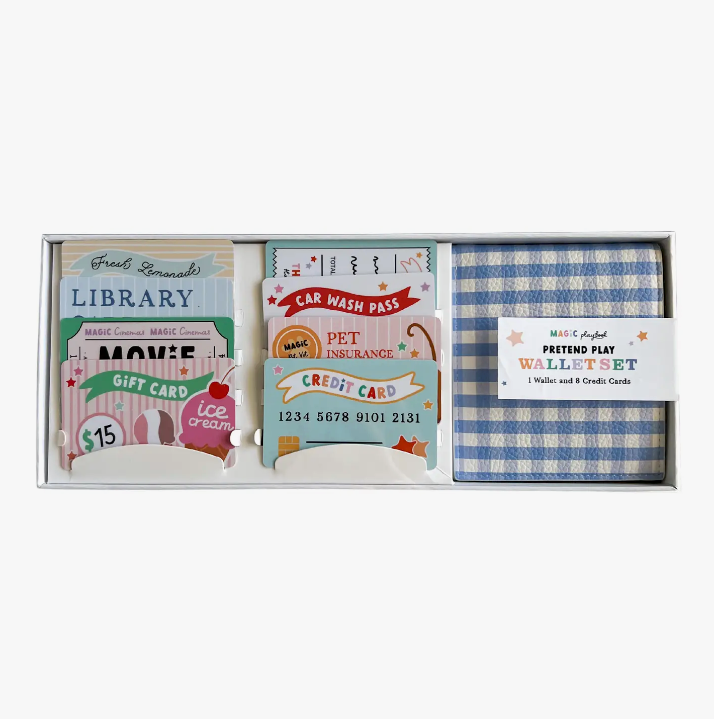 Pretend Play Wallet + Credit Card Set