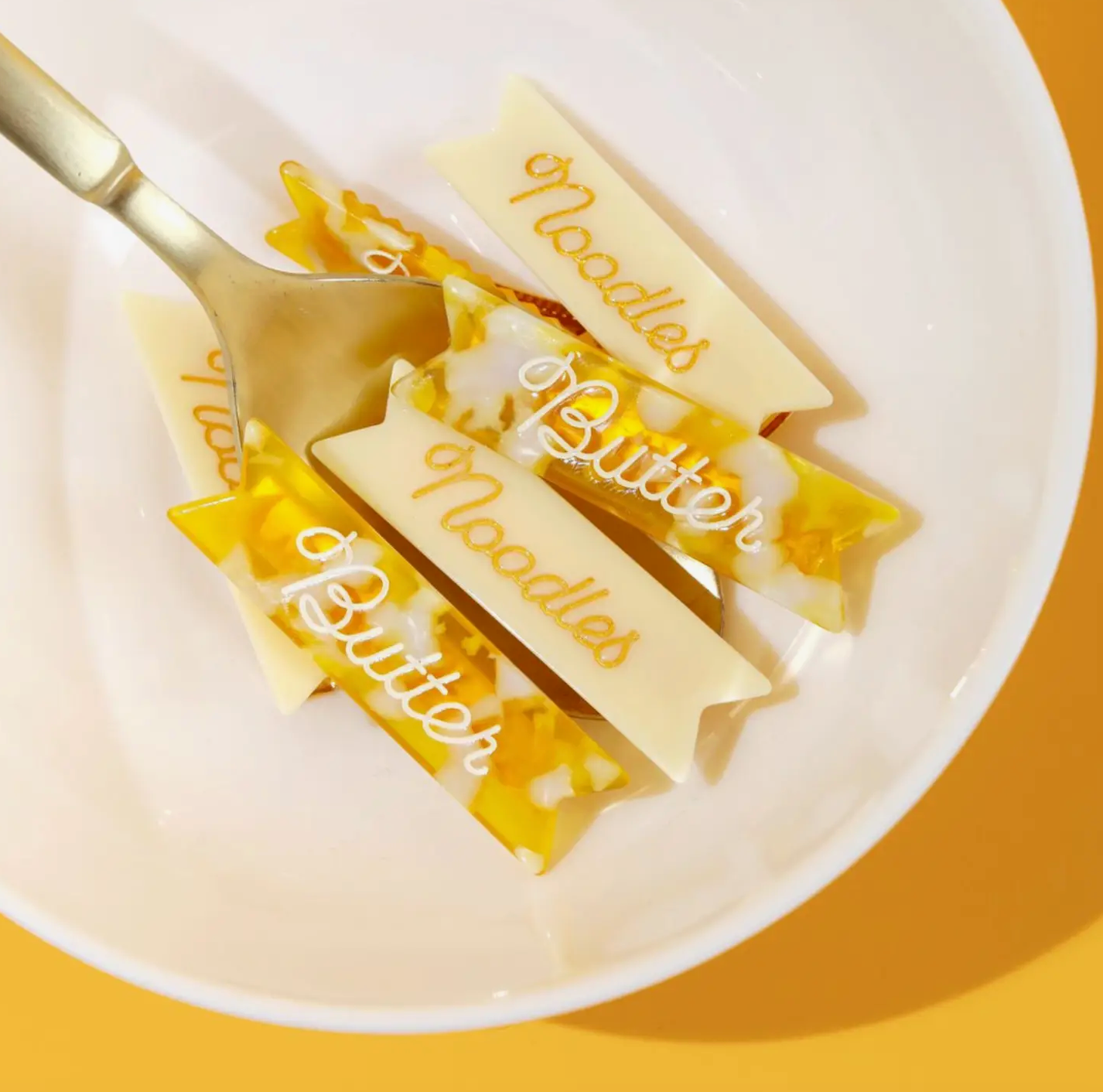 Butter Noodles Hair Clip Duo