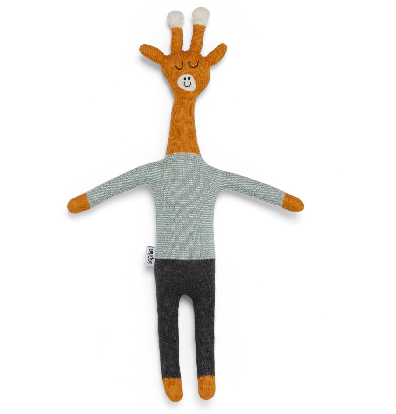 Heirloom Knitted Giraffe Soft Toy