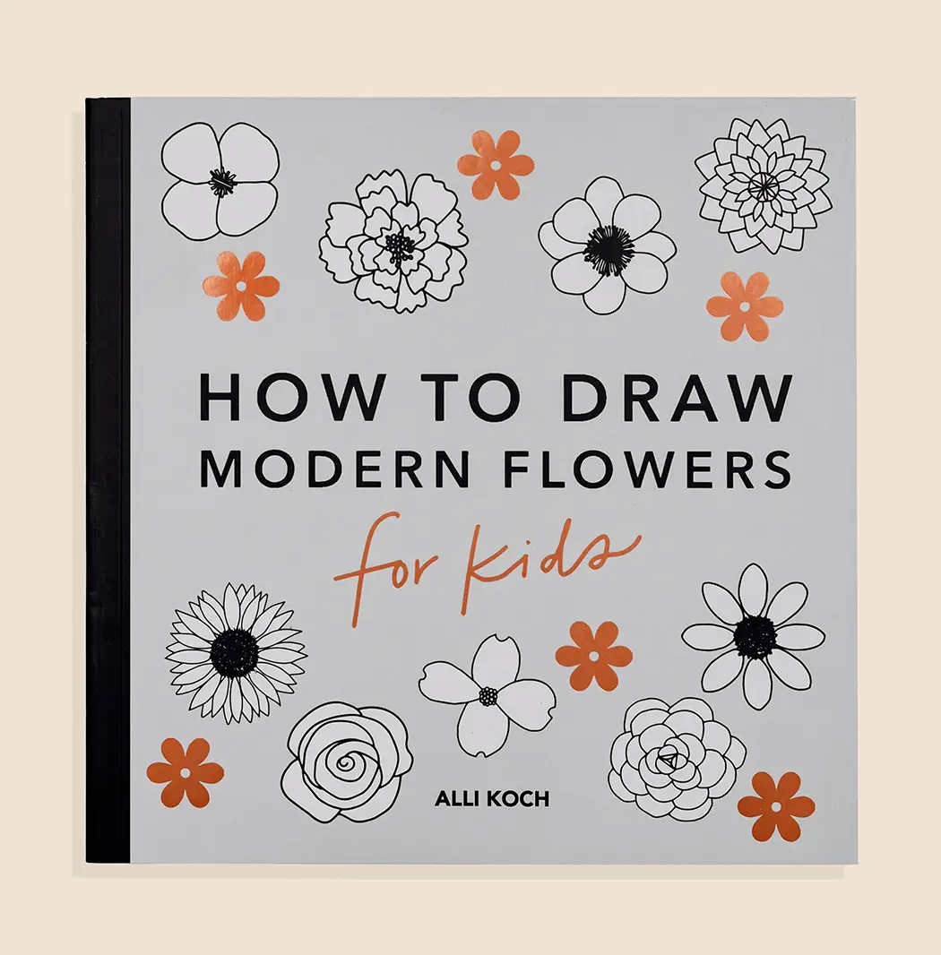 Modern Flowers: How to Draw Books for Kids