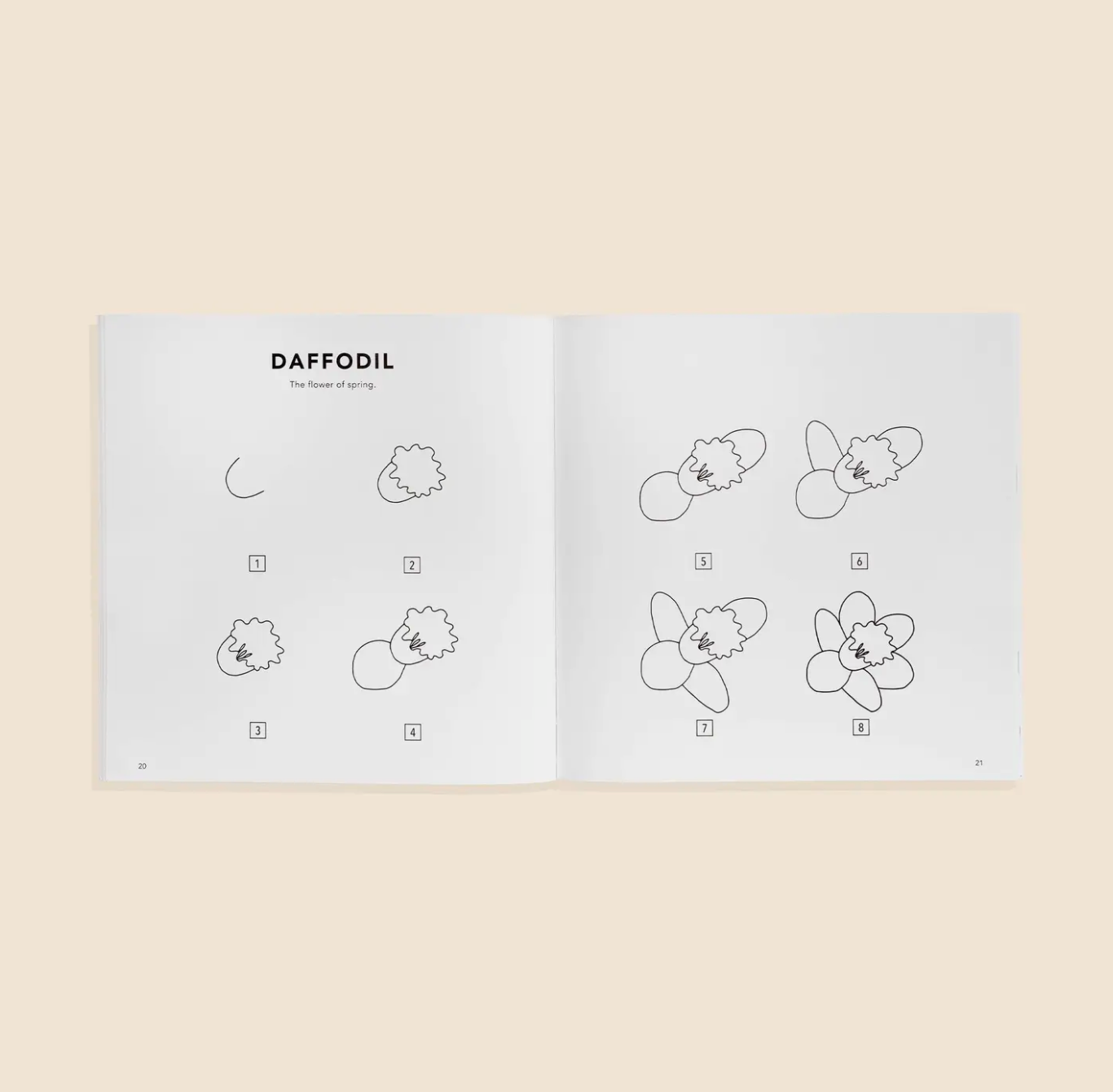 Modern Flowers: How to Draw Books for Kids