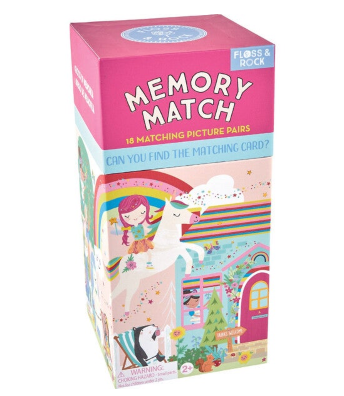 Rainbow Fairy Memory Match Game