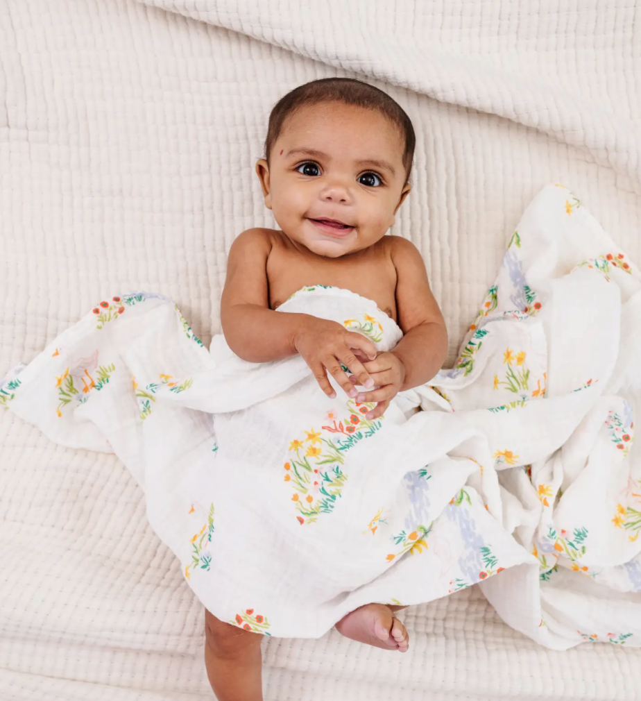 Garden Goose Swaddle Blanket