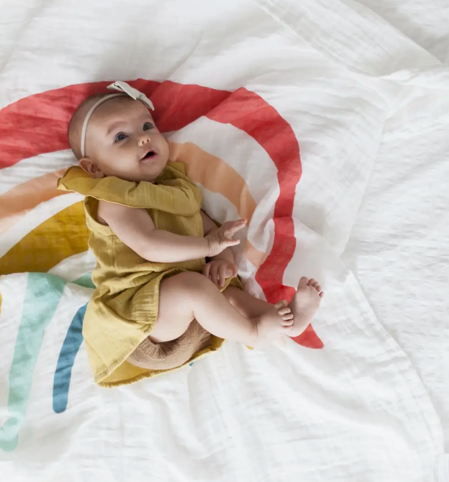 Rainbow Swaddle Blanket