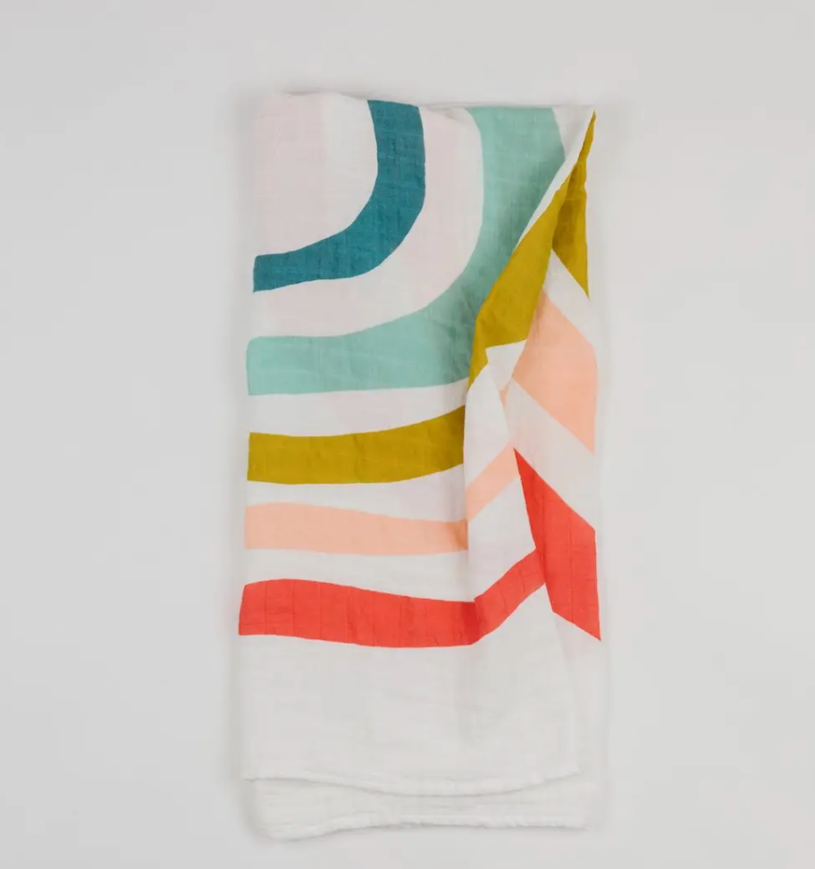 Rainbow Swaddle Blanket