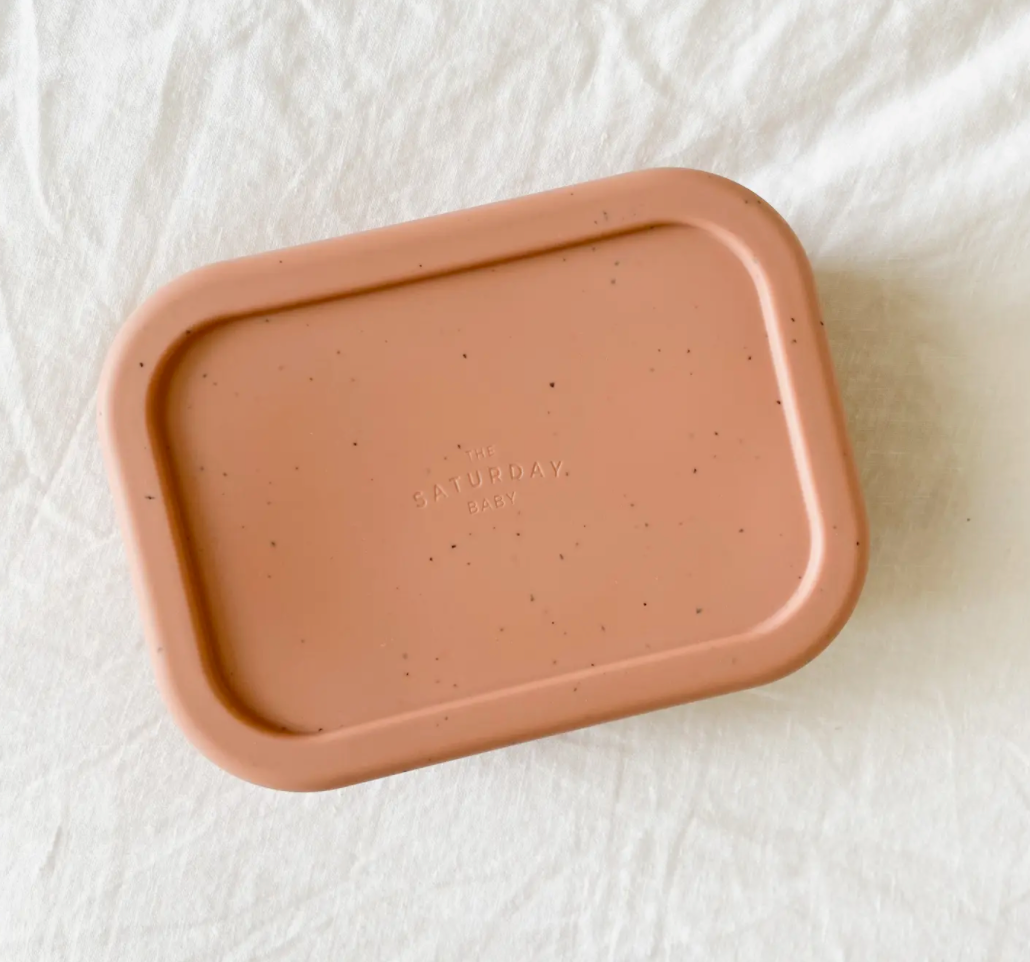 Silicone Bento Box - Speckled Coral