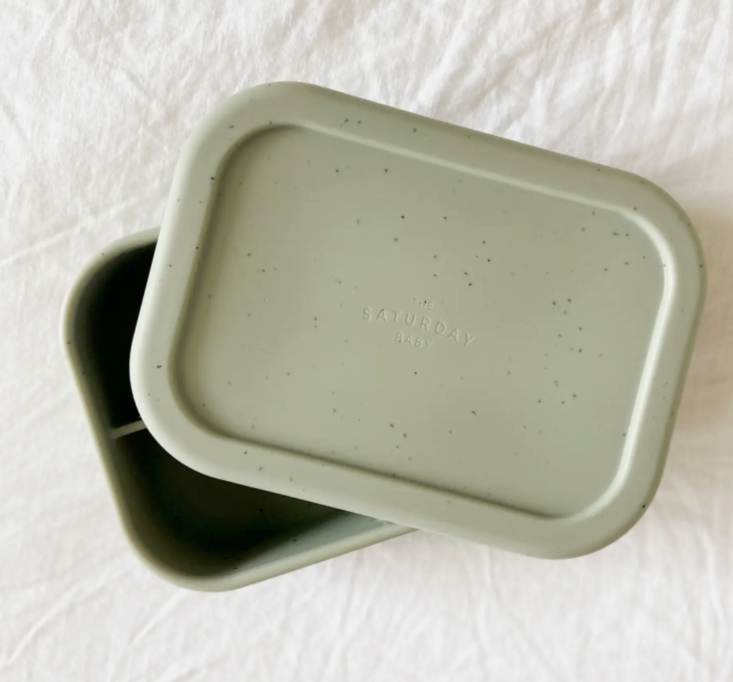 Silicone Bento Box - Speckled Sage
