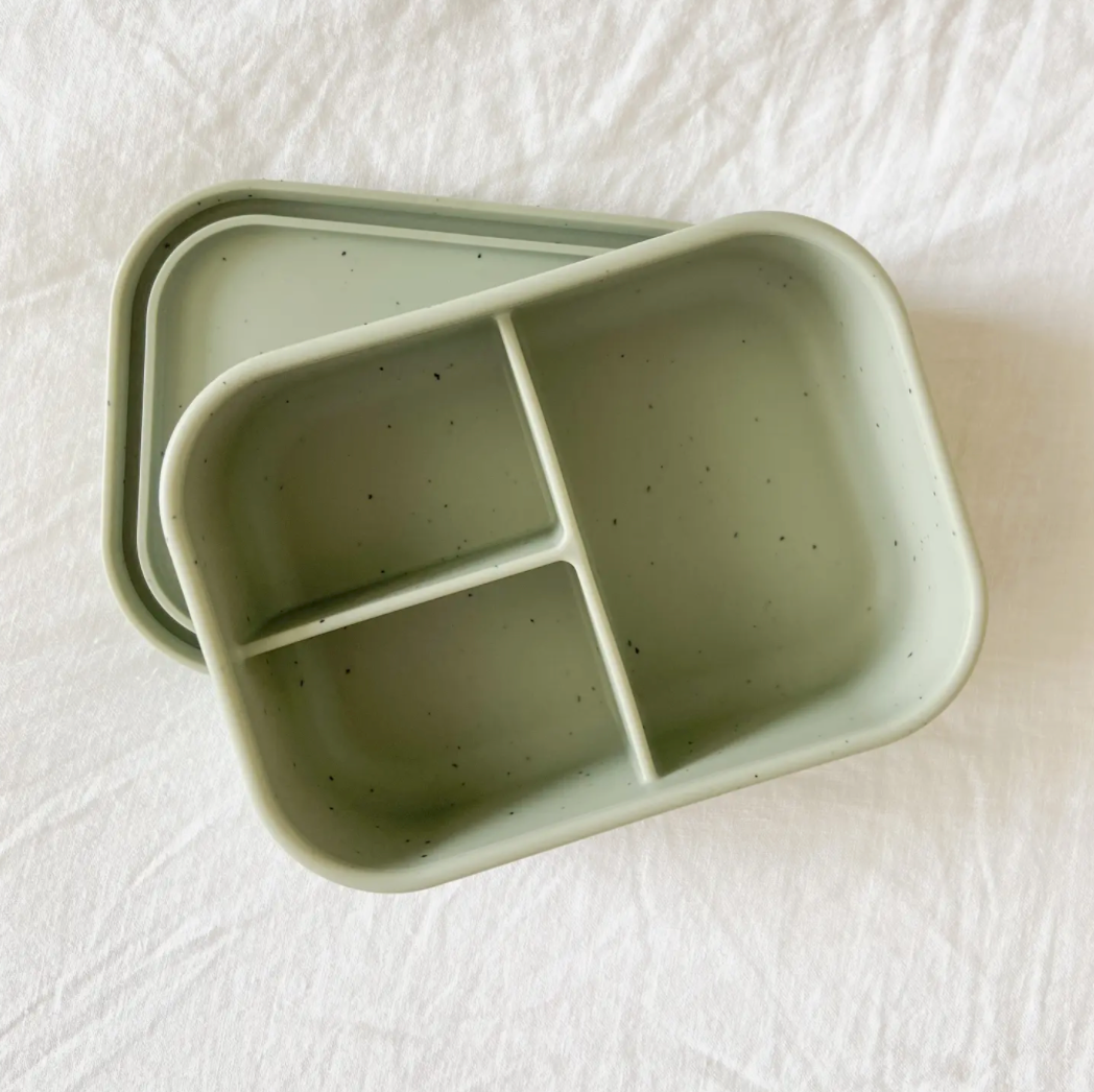 Silicone Bento Box - Speckled Sage